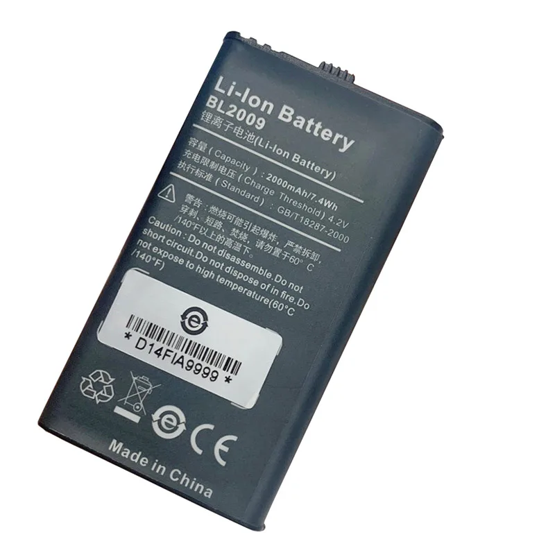 BL2009 Li-Ion Battery Rechargeable 4.2V 2000mAh for Walkie Talkie HYT Hytera TD350 TD360 PD375 Two Way Radio Replacement |