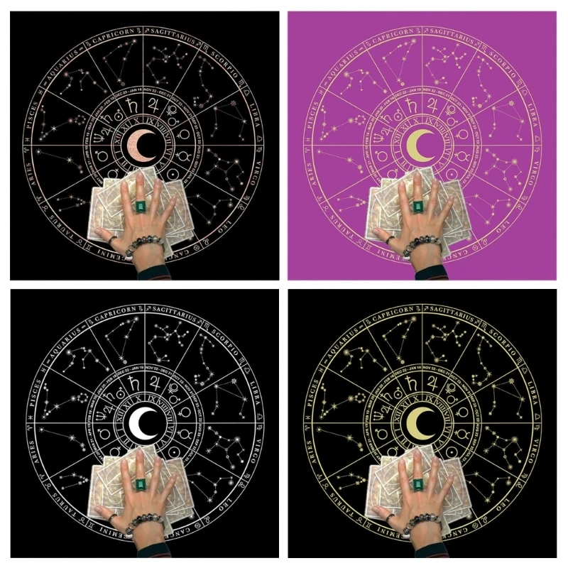 

Бархатная астрологическая скатерть Таро руны гадания алтарь карты тканевые скатерти