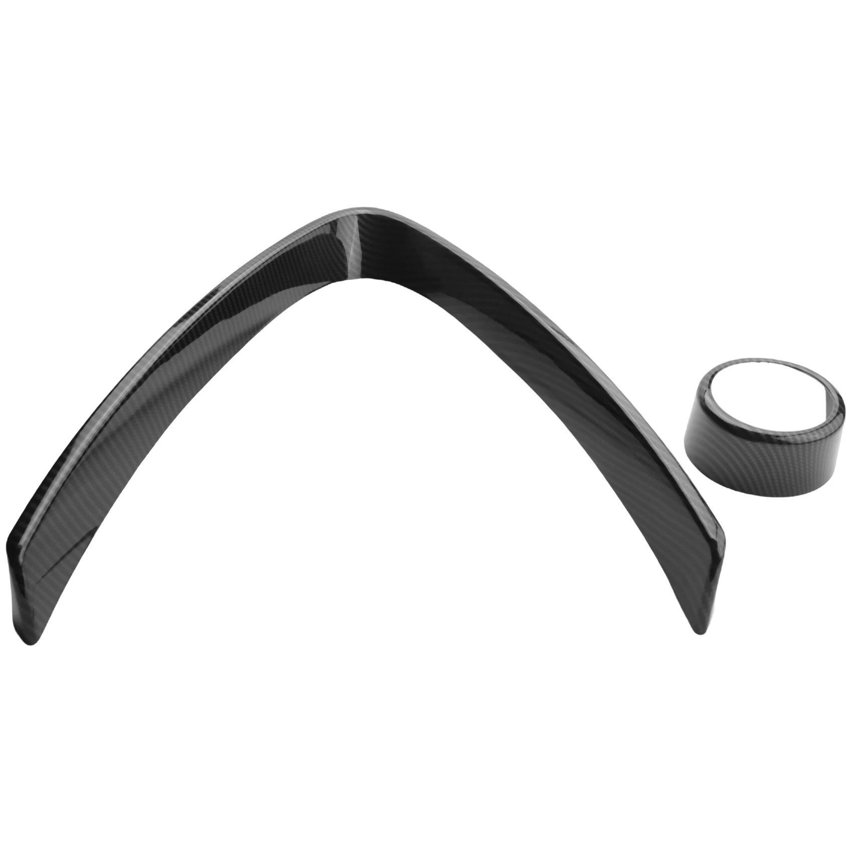 

2Pcs Carbon Fiber Style ABS Plastic Front Grill Decoration Frame Trim for Alfa Romeo Stelvio 2017 2018 Parts