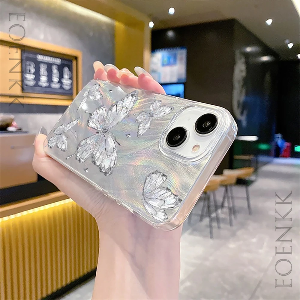 Чехол для Телефона iPhone 16 13 15 11 14 12 Pro Max XS X XR 7 8 Plus SE2022 простой мягкий чехол с принтом