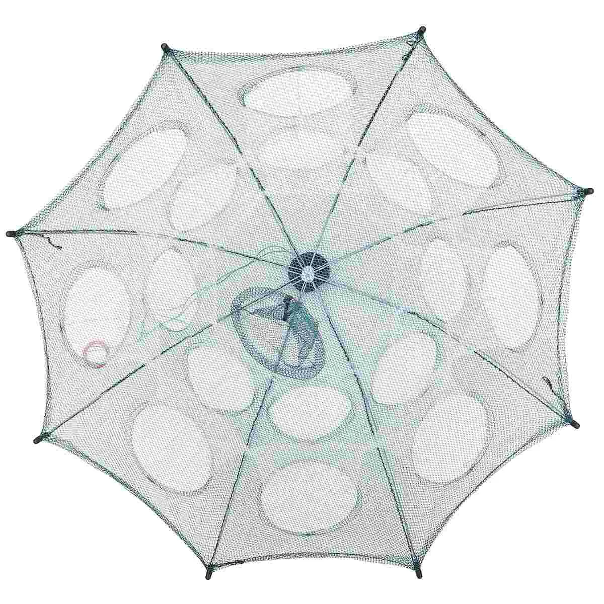 

Cast Mesh White Fishnet Foldable Fishing Nets Shrimp Net Folding Fishing Net Salvage Net Fishing Net Cage Fishing tackle