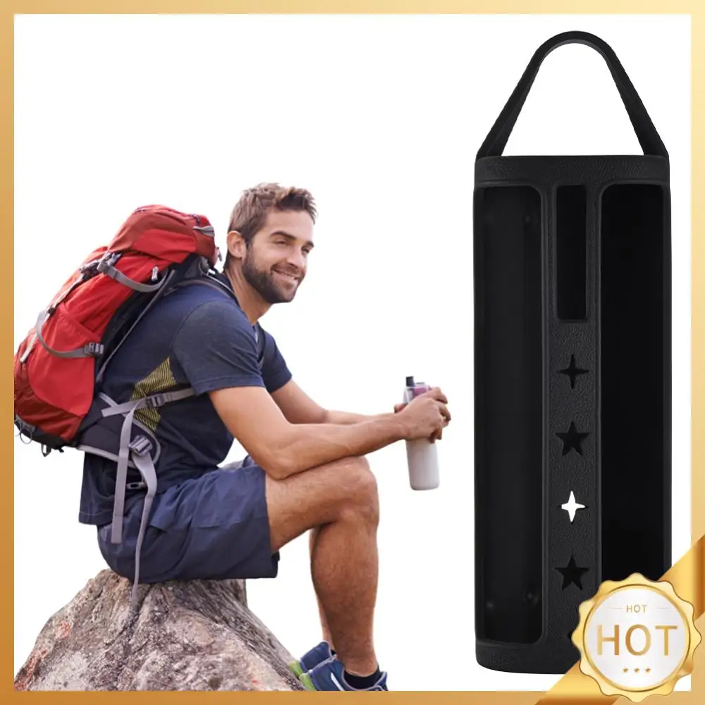 Силиконовый чехол для переноски с карабином противоударный мягкий защитой от