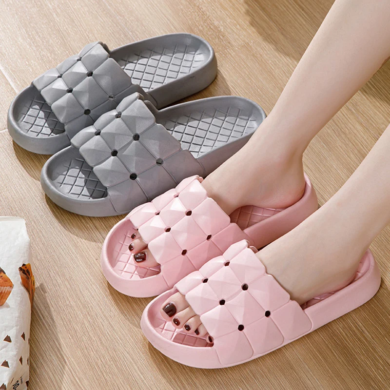 Women's Slippers Fashion Hollow Design Platform Soft Sole Home Shoes Leisure Non-slip 2023 Summer New Outdoors Women Shoes
