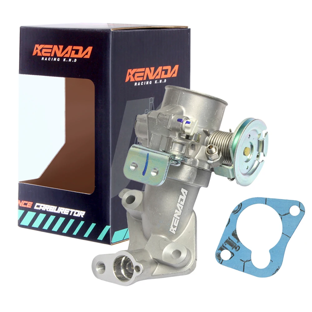 Для мотоцикла Yamaha Mio125 Mio I 125/M3 Fino 125i Gt 125 Ego Lc Fi Xride 125, гоночный корпус дроссельной заслонки KENADA 28 мм 30 мм 32 мм 34 мм