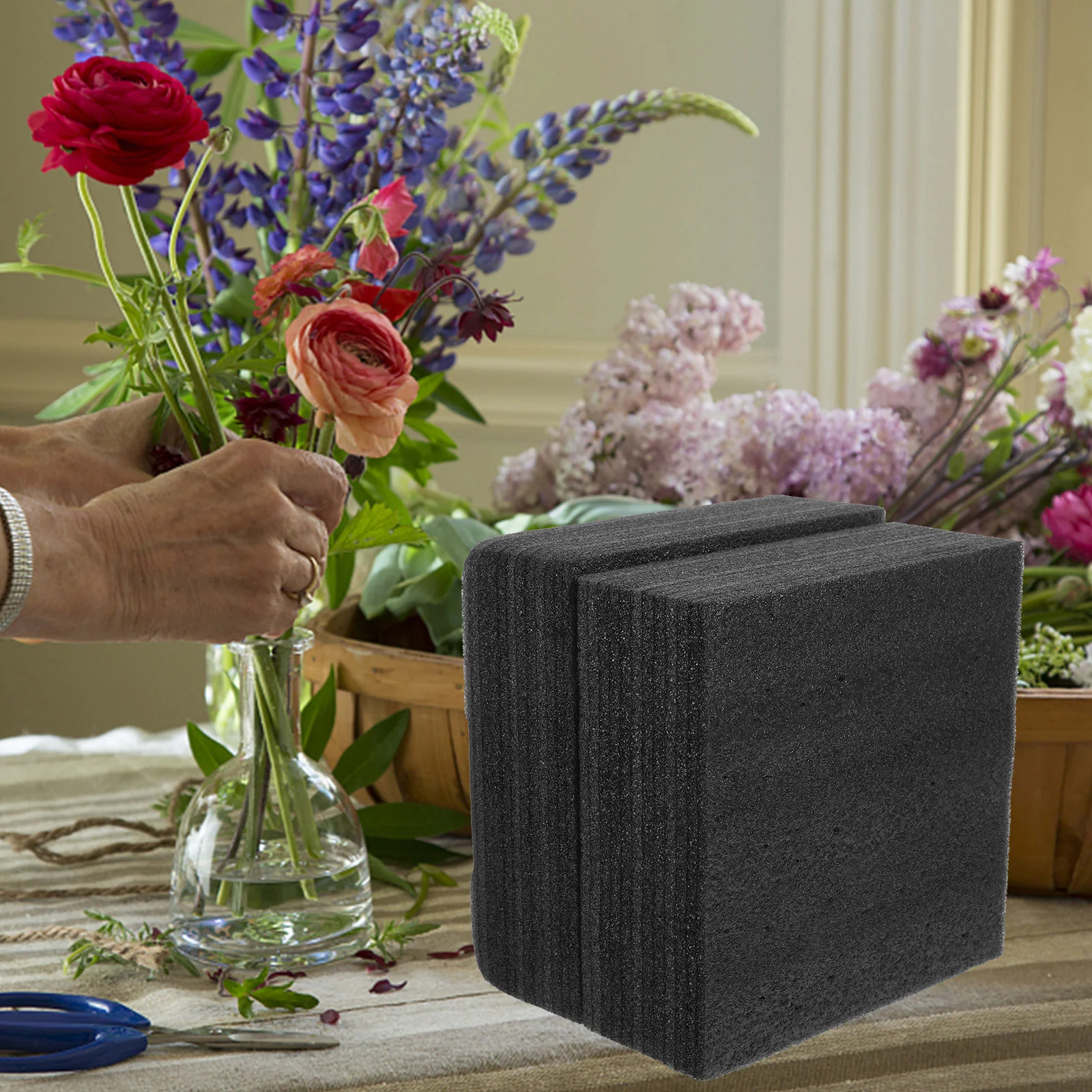 DIY пенопластовая подушка доска для цветочной композиции расширяющаяся упаковка