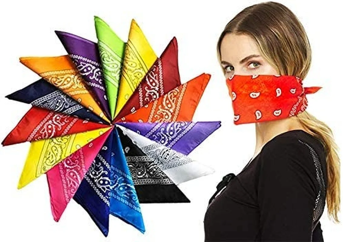 

Bandana Hoofddoek Unisex Hip Hop Zwarte Haarband Sjaal Sport Hoofddeksels Pols Wraps Hoofd Vierkante Sjaals Afdrukken Zakdoek