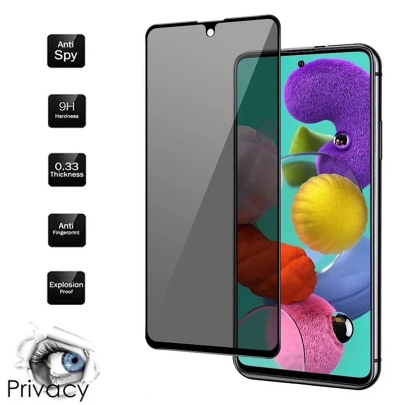 

Anti-spy Glass for Samsung A53 A52S 5G A33 A54 A34 A13 A14 A12 A21S A32 A51 A50 A31 A01 A02S A03S A04S Privacy Screen Protector
