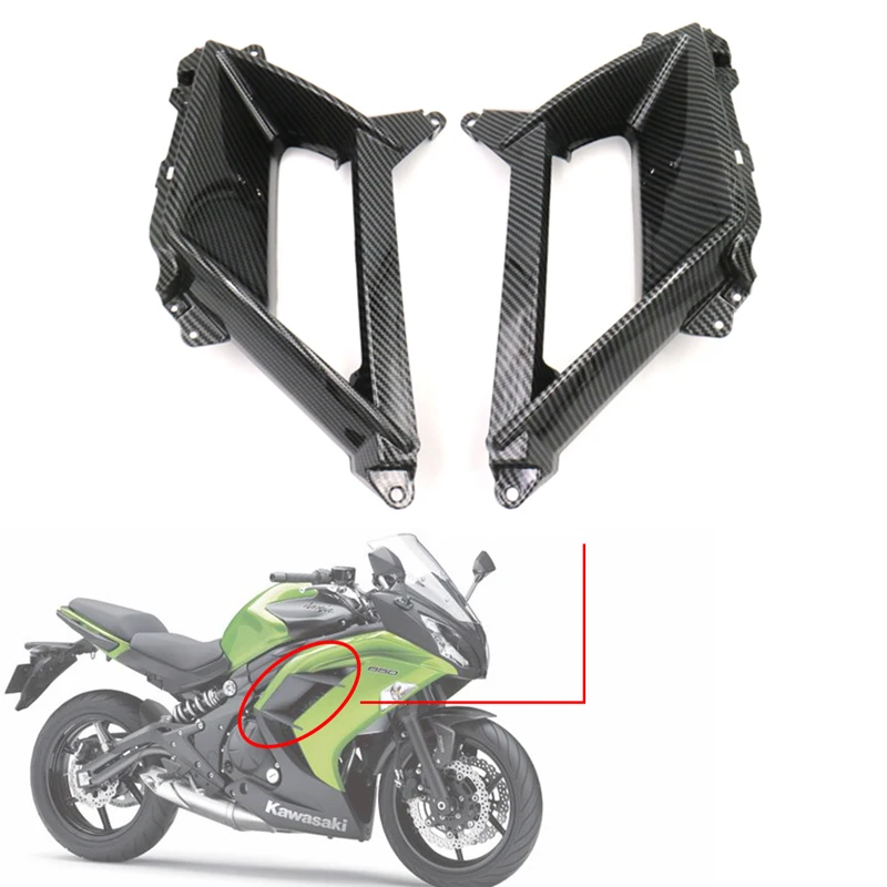 

Боковая рамка панели Обтекатели для Kawasaki Ninja 650 ER6F 2012-2016 Обтекатели для Ninja 650 ER6F боковая рамка панели обтекатели ABS