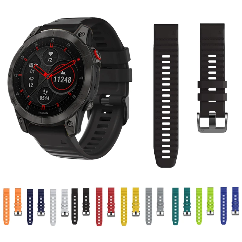 

Ремешок для смарт-часов Garmin Forerunner 945/745/подход S60/Fenix 5 GPS/6/7/Quatix 5/6/Instinct, аксессуары для смарт-часов, 22 мм