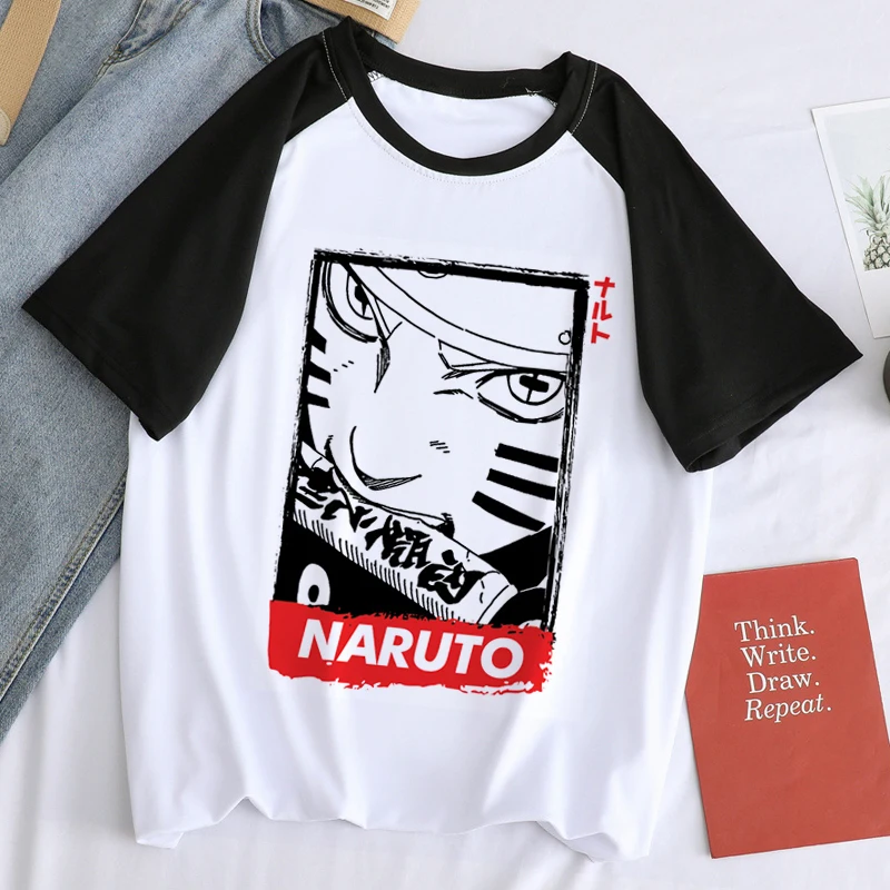 Футболка мужская с принтом Наруто Акацуки Саске Учиха Итачи Харадзюку Какаси