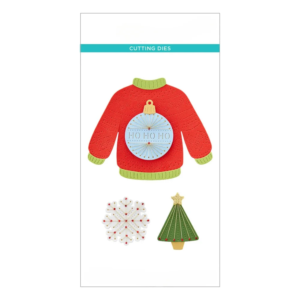 Новинка 2024 года сшитая РОЖДЕСТВЕННАЯ СВИТЕР НАКРАЩЕННЫЕ ДИСКЫ С ПРОШИТЫМИ ДЛЯ