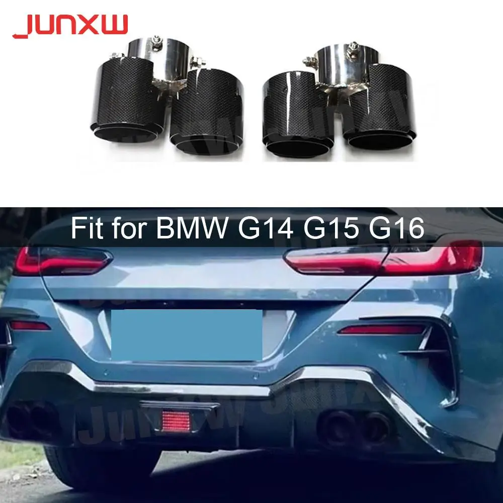 Наконечники для выхлопных газов из нержавеющей стали BMW 8 серии G14 G15 G16 2019-2022