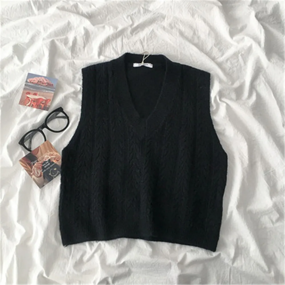 

Женский Однотонный свитер, вязаный простой базовый Универсальный элегантный ажурный Свободный Повседневный базовый свитер в Корейском ст...