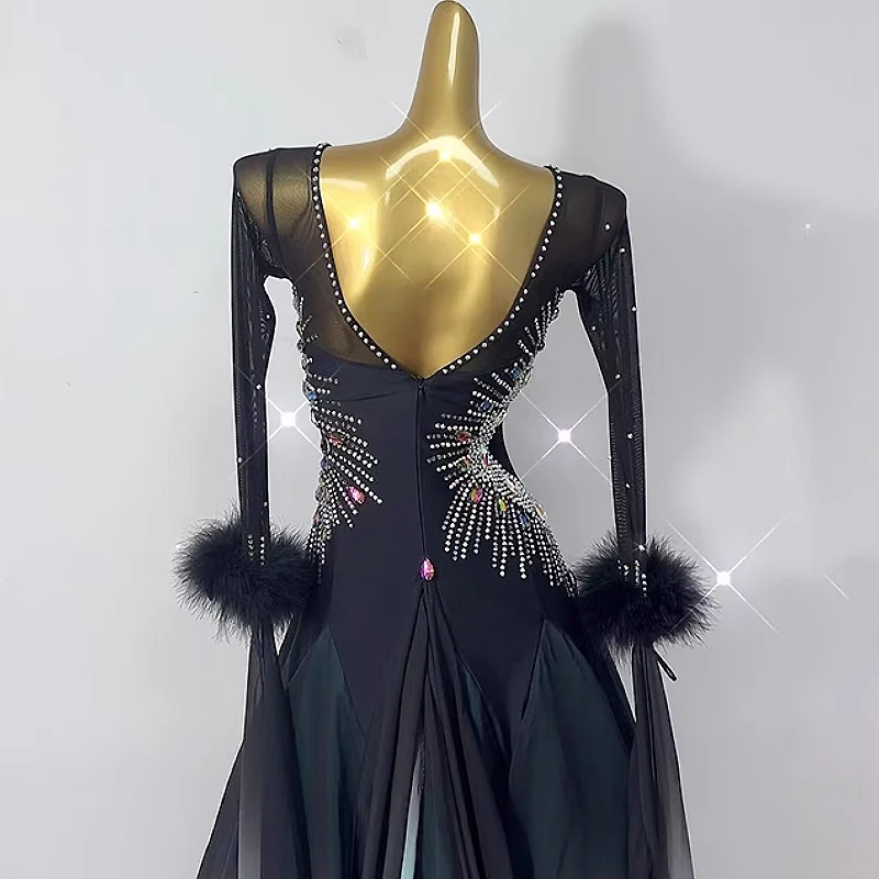 Платье для вальса Женский костюм Бальных соревнований женское платье
