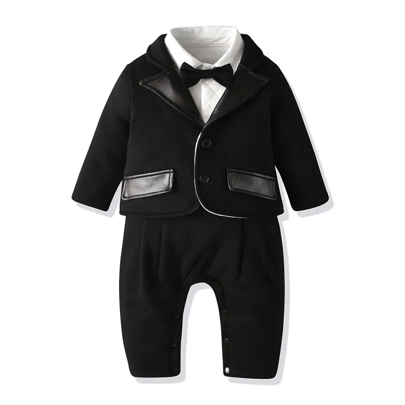 New Boy Clothes Baby's Clothing Set Winter Baby Boy Clothing Rompers Coat Baby Boy Outfit