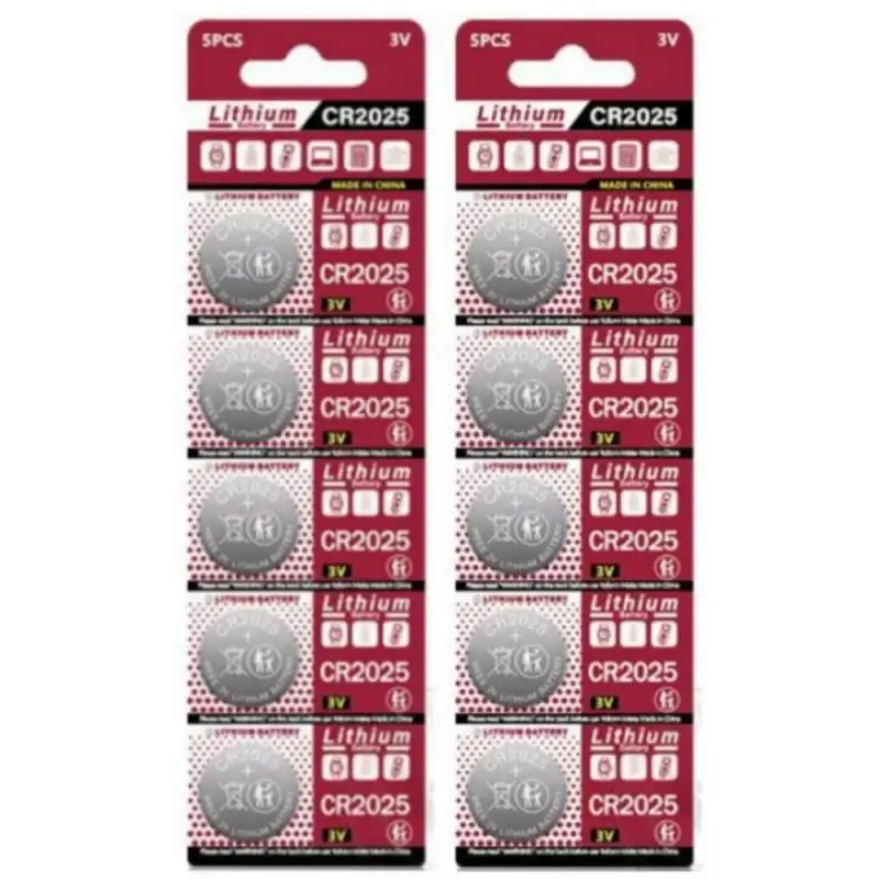 10 шт. CR2032 CR 2032 кнопочная батарея 3 В литиевая для часов игрушечный калькулятор
