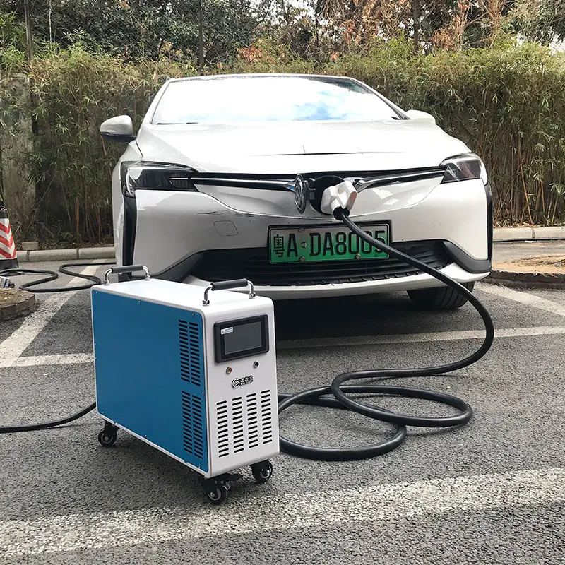 Optional CCS GB/T Type2 Portable DC 7KW EV Charger Electric Vehicles Charger EV Charger Manufacturers