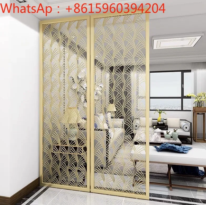 SUS 304 201 Легкая роскошная перегородка из золотой нержавеющей стали перегородки