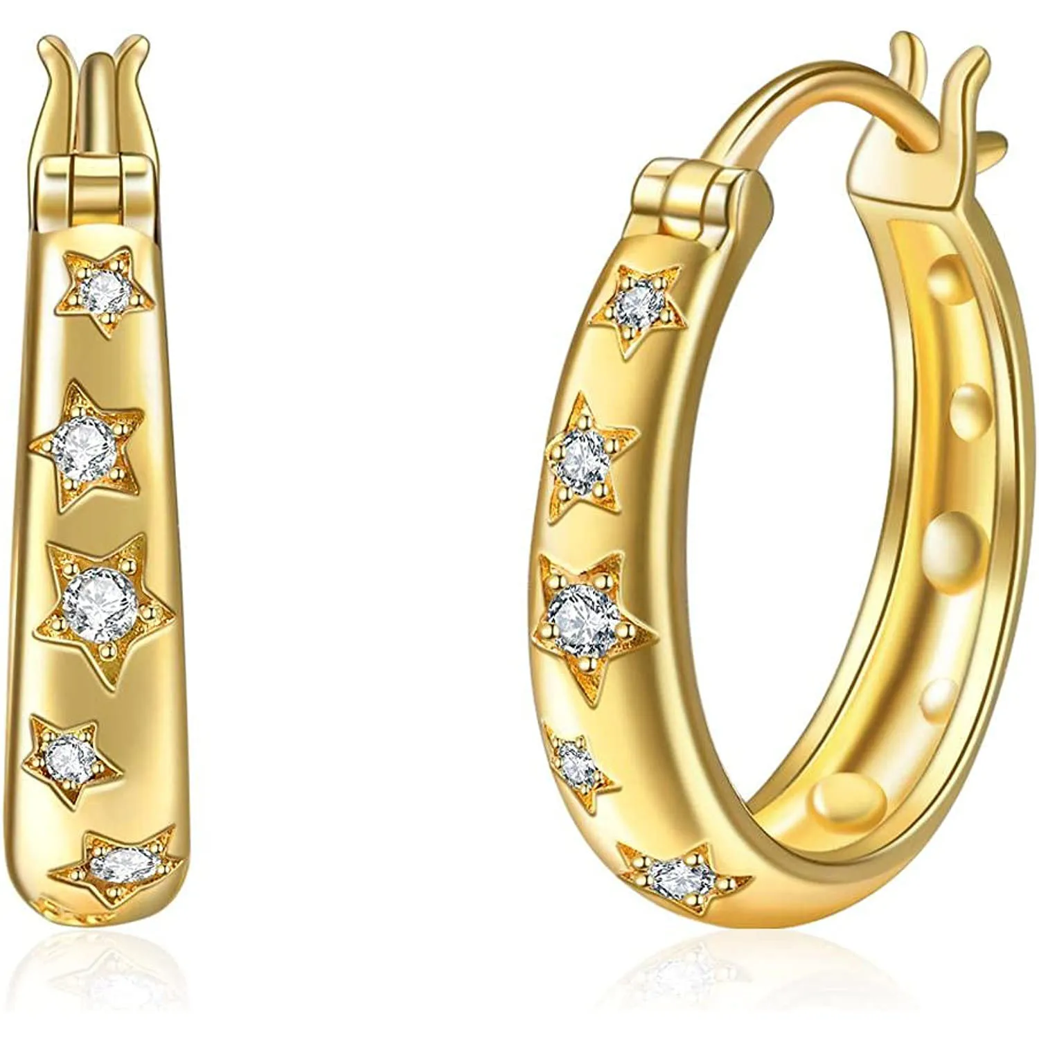 

Серьги-кольца YFN из стерлингового серебра для женщин подростков