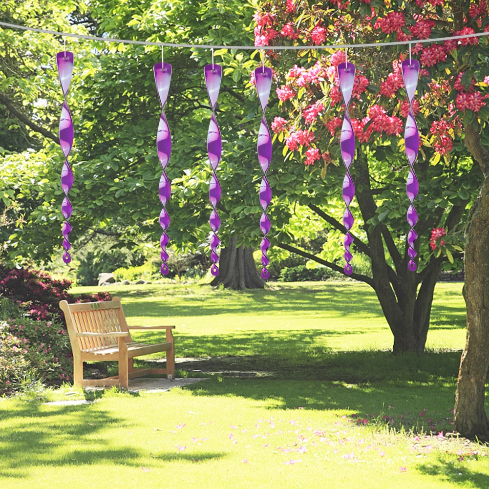 

6 шт., светоотражающие палочки для птиц, 30 см