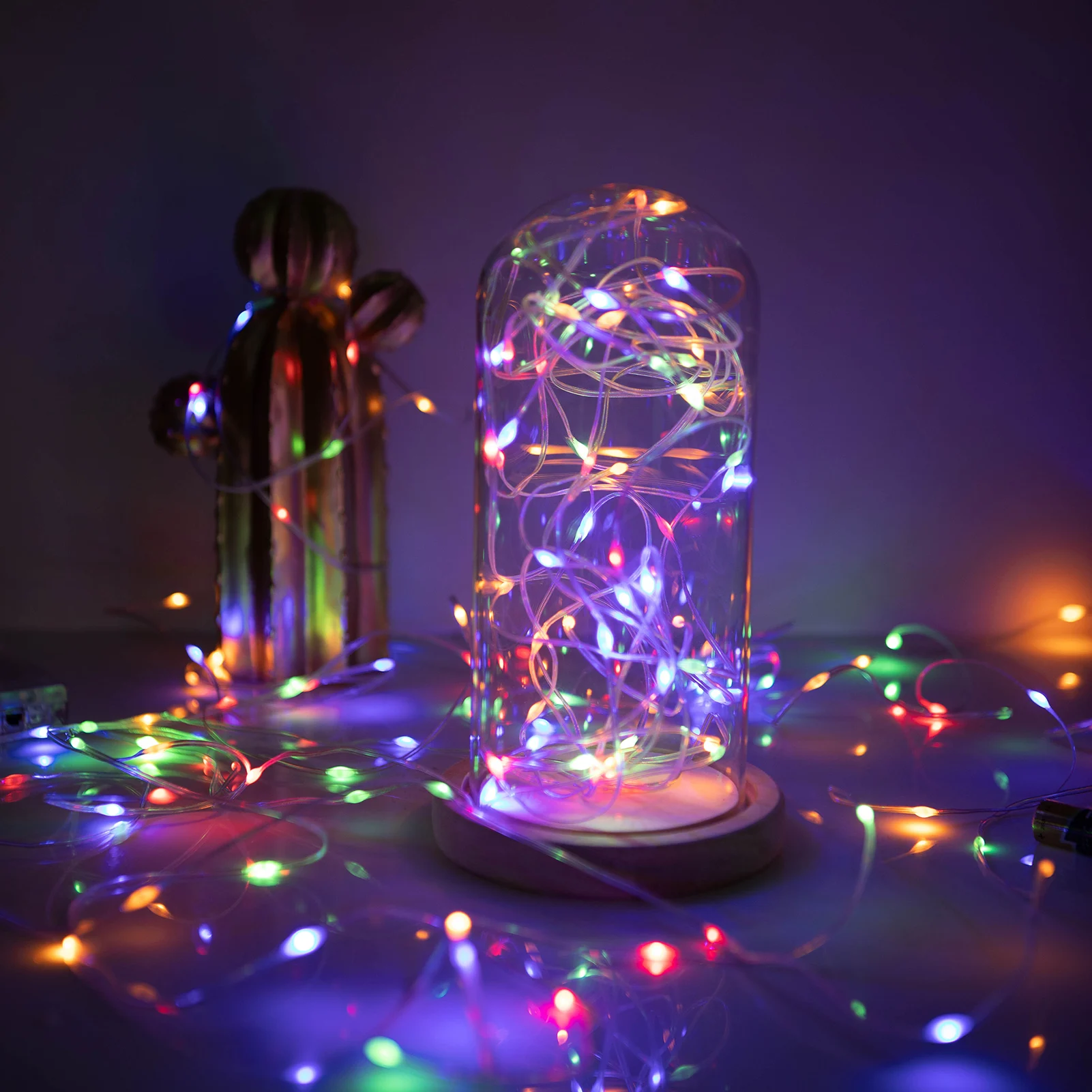 

Гирлянда медная Гибкая с 20 светодиодами, 2 м