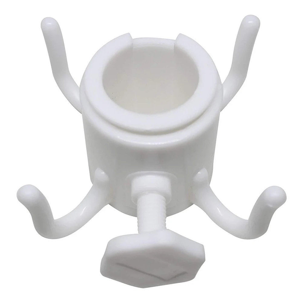 

4 Prongs Adjustable Easy Install For Towel Bag Hanging Beach Pool Accessories Lightweight Durable Outdoor Beach Umbrella Hook