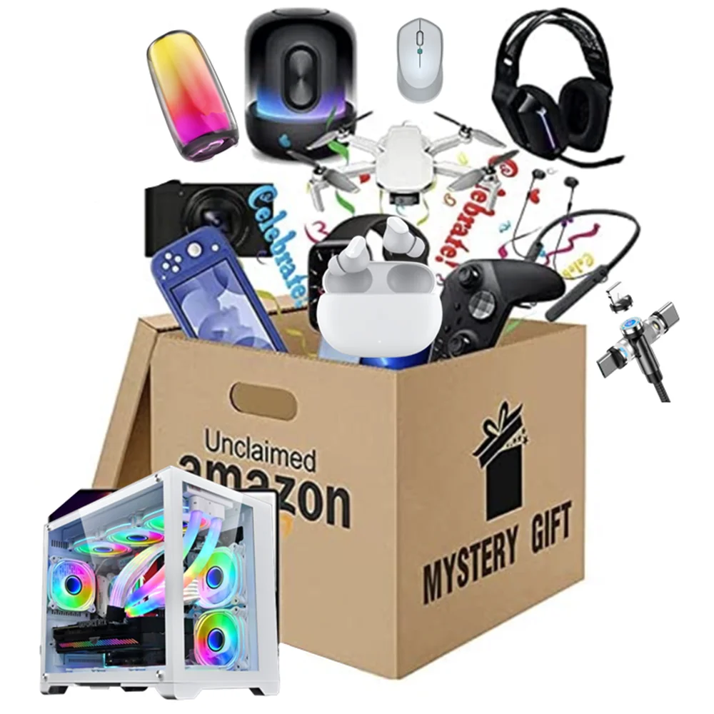 

Caja misteriosa de la suerte para fiesta de Navidad, caja ciega aleatoria