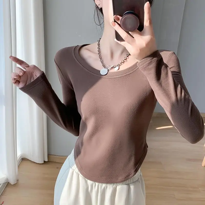 Qiu dong DE вельветовый воротник Веерообразный дизайн ощущение подола издание Хань