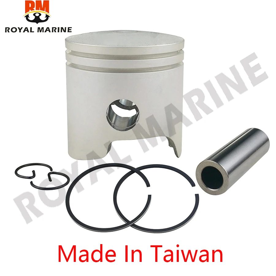 Комплект поршней 6E7-11636 + 0 5 мм для подвесного двигателя Yamaha 2T 682 63 В Вт 684 серии 9 л.с.