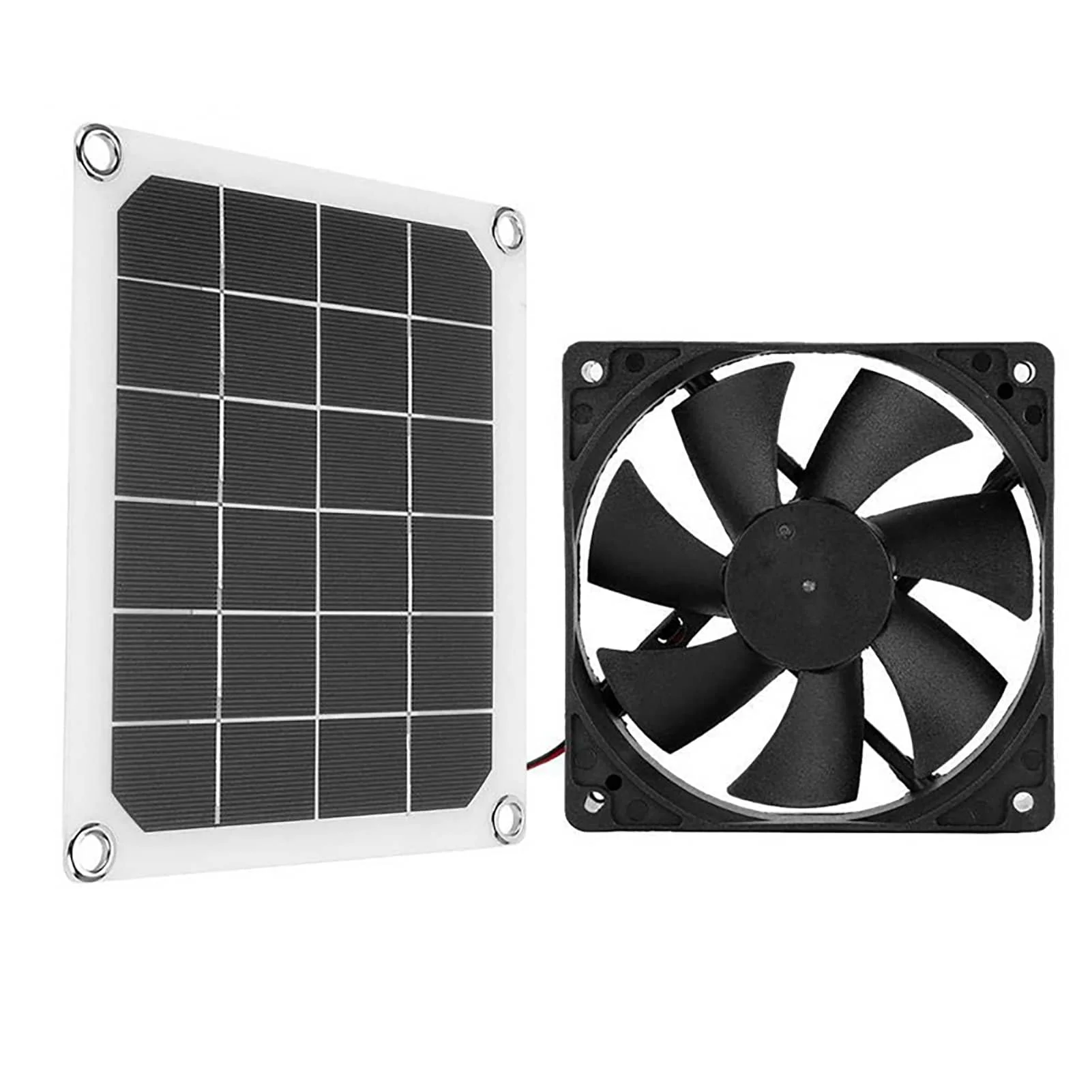 

Solar Fan Solar Power Mini Ventilator IP65 Waterproof Quietly Cools Ventilates Exhaust Your House 6V 10W Attic Fan Professional