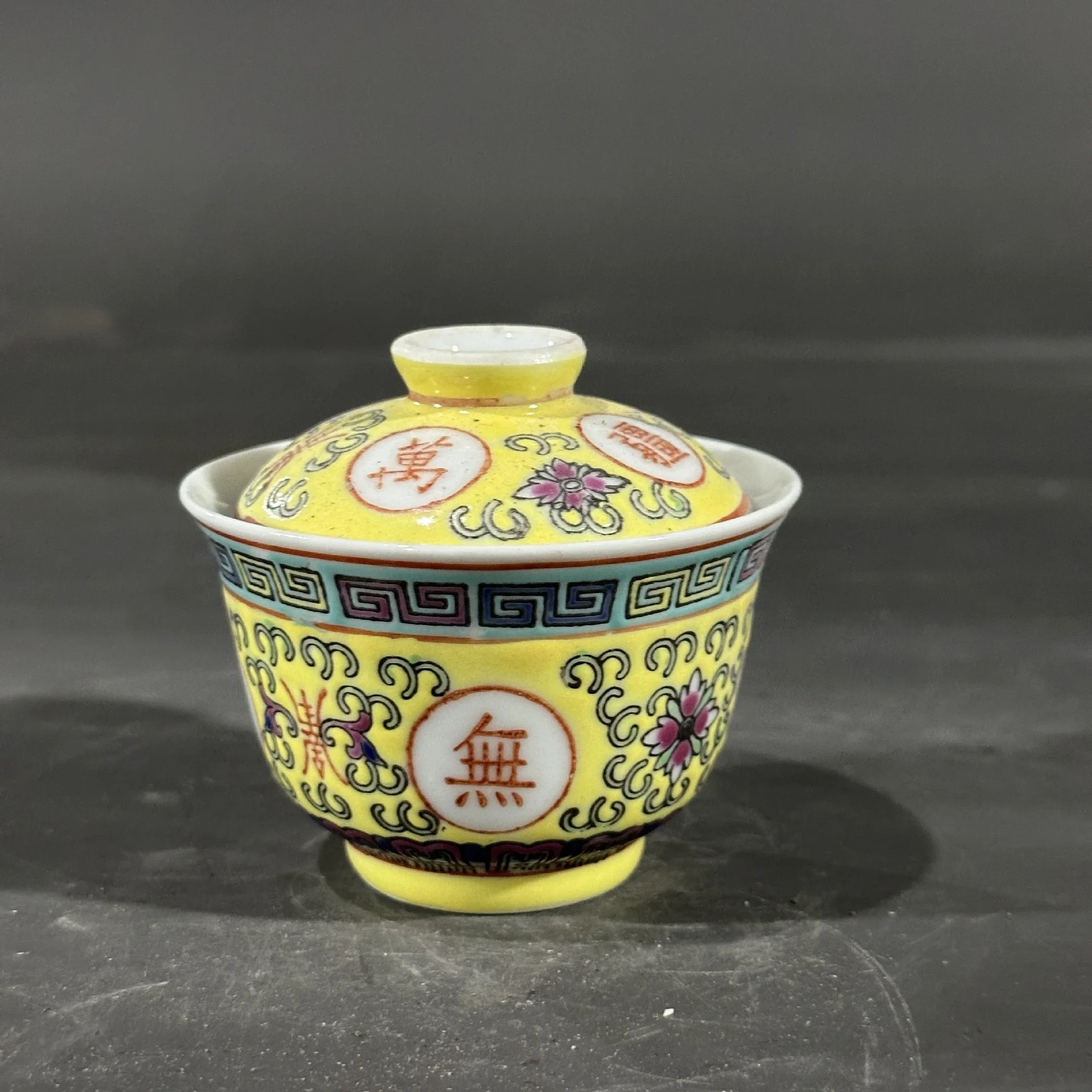 Цзиндэчжэнь Wanshou Wujiang глазурь на пастели с крышкой Gaiwan Чайное приготовление Kombucha