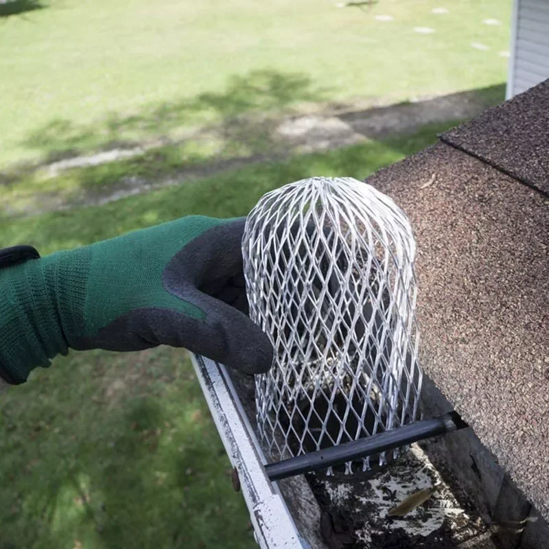 

Filter Roof Gutter Guard Filters Anti-leaf Filte Drains Debris Drain Net Cover Roof Drainage Pipe Drainage Filter