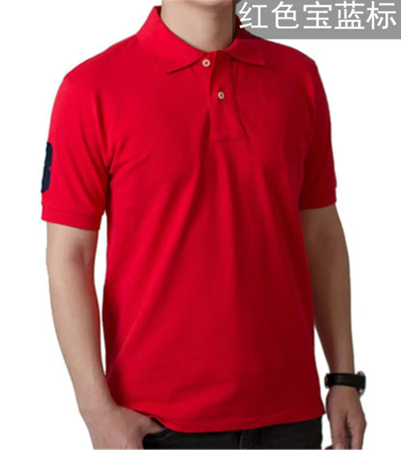 

Homme High Quality Top Tees Polos Summer Men's New in Shorts Polo Shirts 100%cotton Casual RL Polos Para Hombre Luxury Shirt