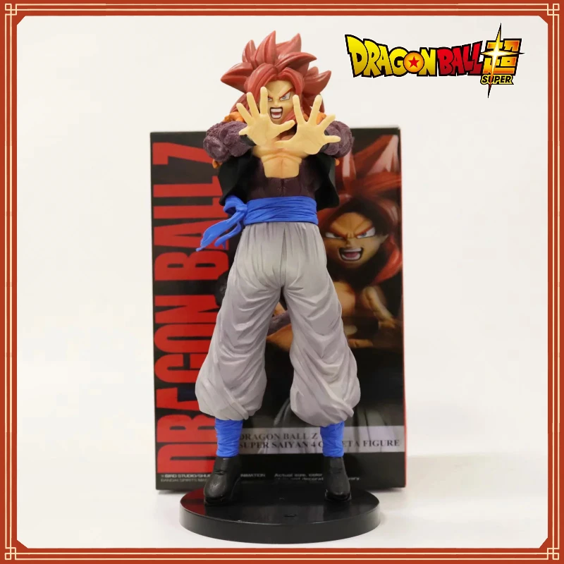 

25cm Dragon Ball Standing 24th Generation Gogeta Anime Peripheral Hand-made Toy Model Ornament Office Decoration Christmas Gift