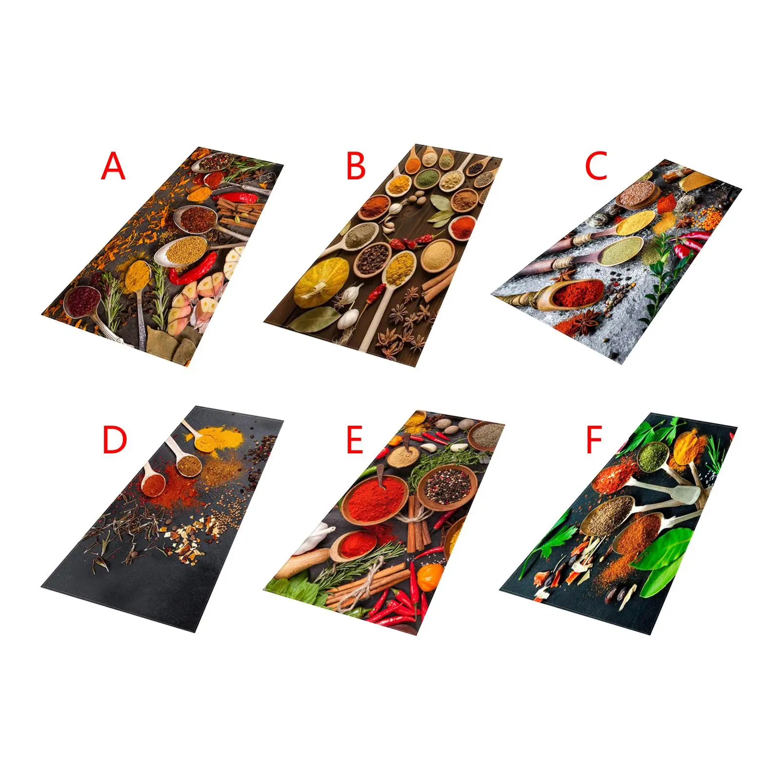 

Water Absorption Kitchen Rug Floor Decor Mat 40x120cm/16x47" Anti-Slip Bottom for Porch, Sitting Room Living Room Decoration