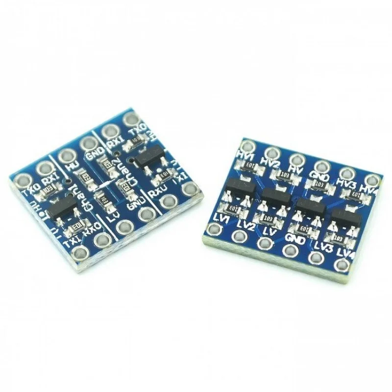 

10 шт., 2-канальный 4-канальный преобразователь логического уровня IIC I2C, двунаправленный модуль от 5 В до 3,3 В для Arduino
