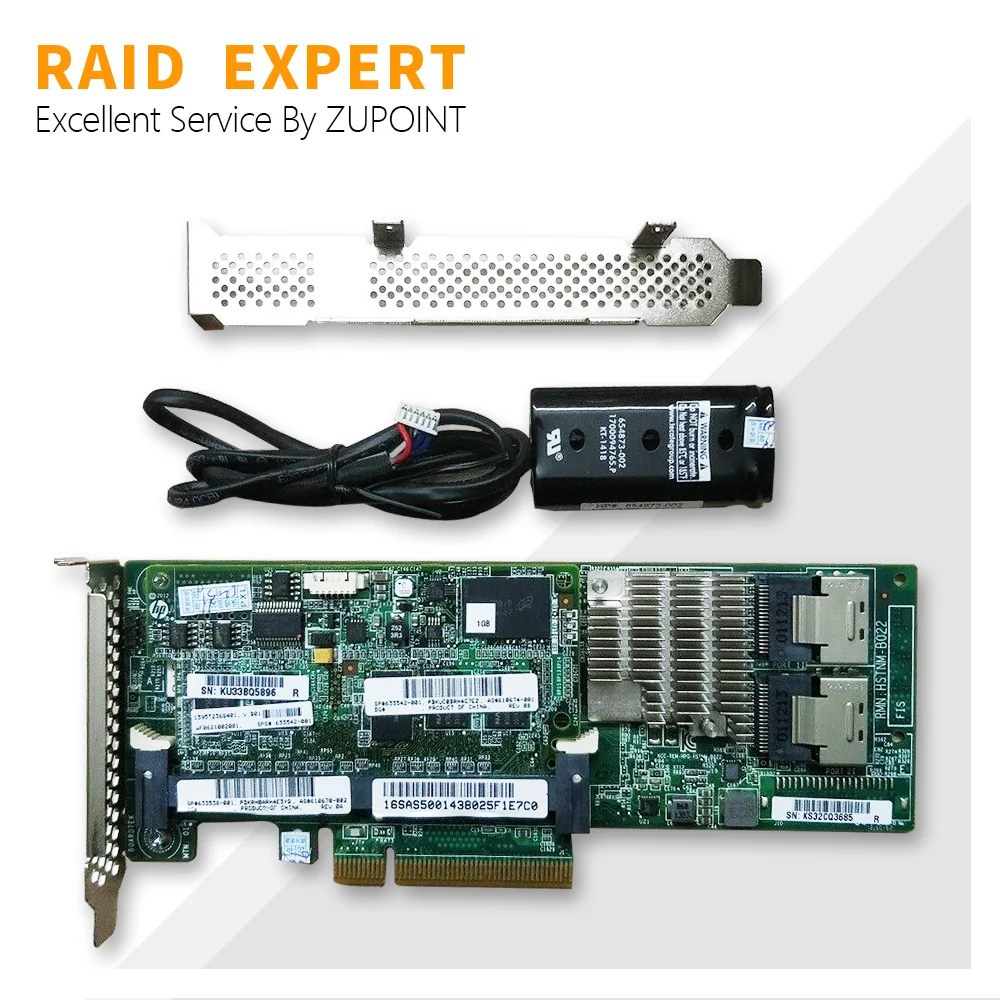 Плата RAID контроллера ZUPOINT 631670-B21 P420 1 ГБ FBWC 6 ГБ, 2 порта, SAS SATA PCI E RAID, расширитель Плата RAID контроллера ZUPOINT 631670-B21 P420 1 ГБ FBWC 6 ГБ, 2 порта, SAS SATA PCI E RAID, расширитель