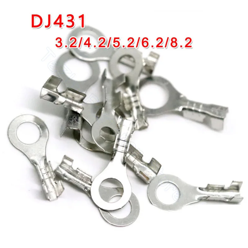 

Wire End Lug Terminal DJ431 A3.2 A4.2 A5.2 B4.2 B6.2 B8.2 O Ring Bare Copper Cold Press Circular Splice Crimp