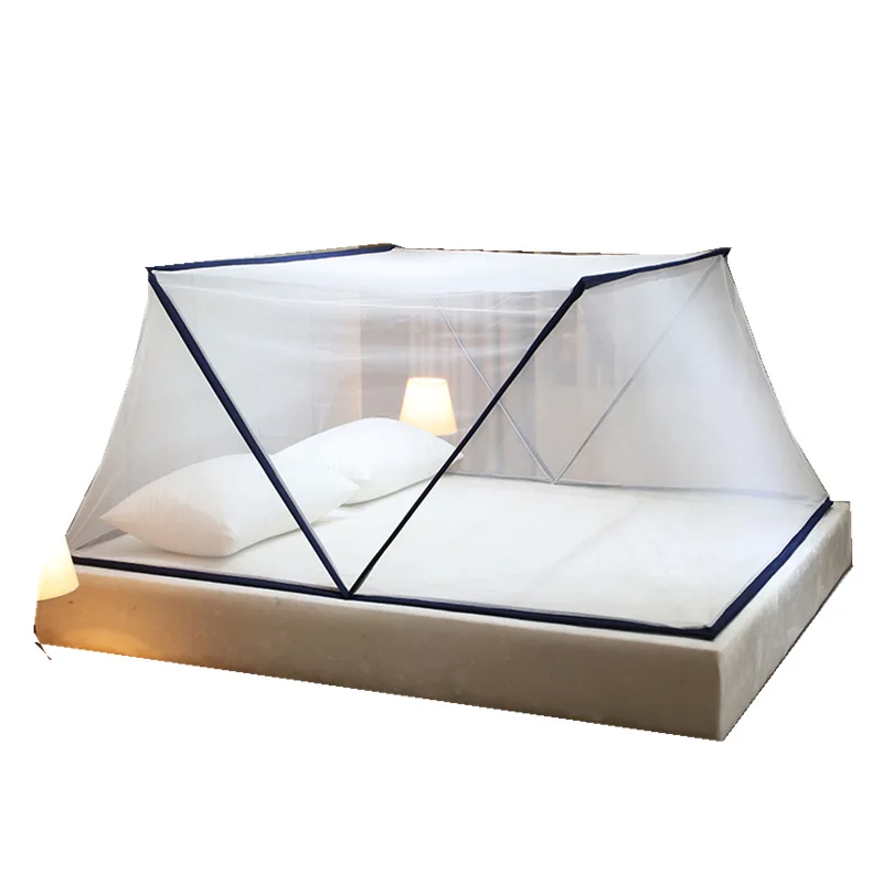 Mosquito Net Folding Double Door Portable Installation Mosquito Cover Is Not Easy To Deform Polyester  Mosquitera Para Dormir