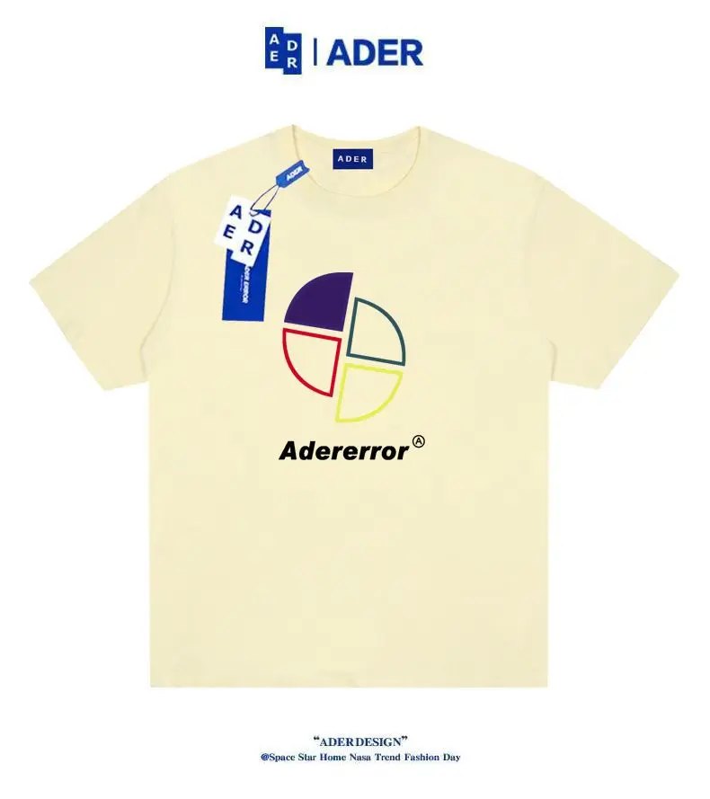 

ADER T-shirt Men's and Women's Unisex Printed Short Sleeve All-match Tops & Tees