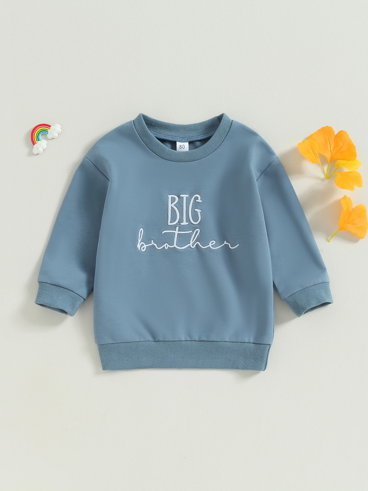 

Комплект одежды для новорожденных мальчиков и девочек, комбинезон для младшего брата, футболка для сестры, подходящая одежда с блестками, Осень-зима