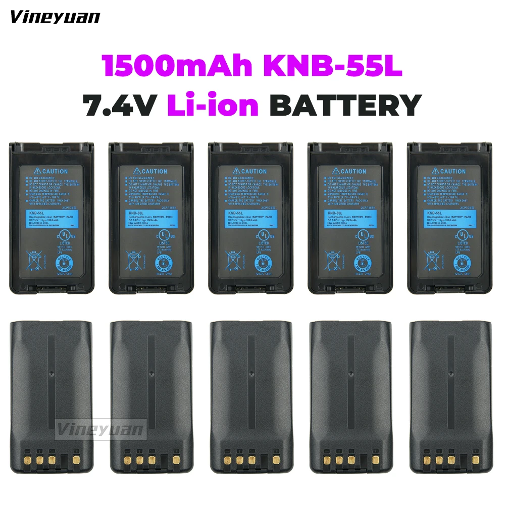 

10PCS KNB-55L Replacement Battery for Kenwood TK-3360, TK-3160, TK-2170, TK-3173, TK-3170, TK-2360, NX-320, TK-3140, KNB-57L