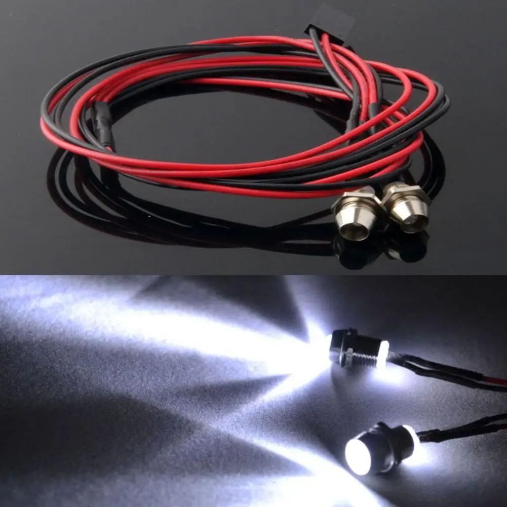 

Universal Modified Lights 70cm 2 Lamp Beads Compatible For Traxxas Hsp Redcat Rc4wd Tamiya Axial Scx10 D90 Hpi Rc Car