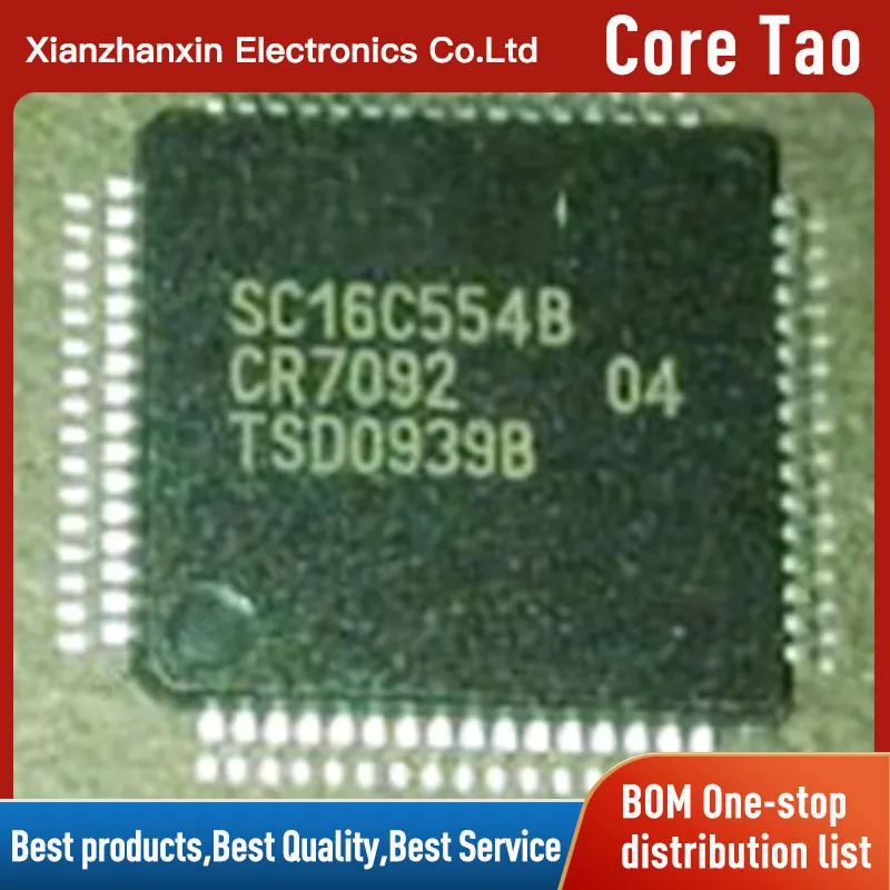 

1~5pcs/lot SC16C554DBIB64 SC16C554DB QFP64 Patch integrated IC core