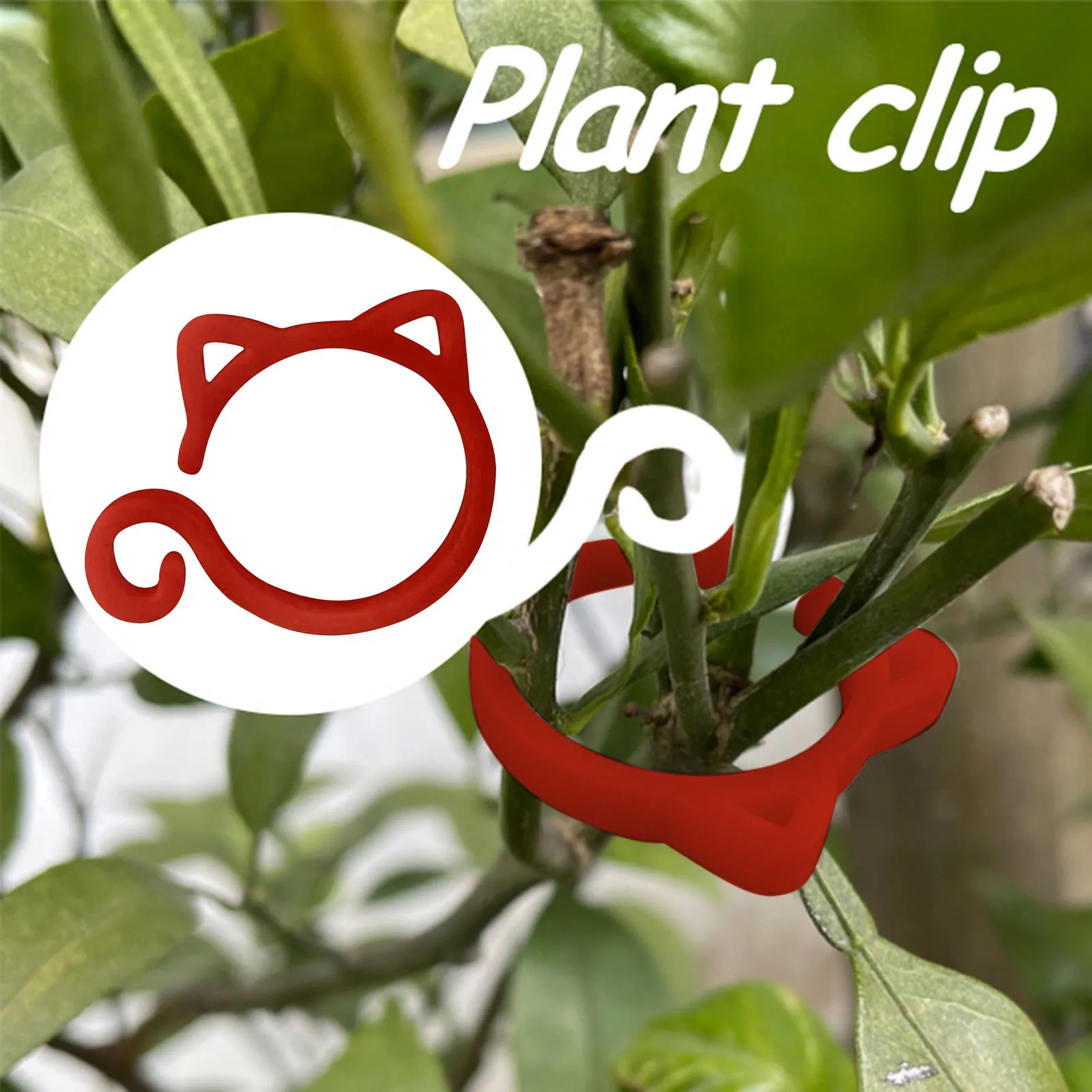 

Plants Vine Tomato Plant Support 10PCS Cat Vegetables Healthier Clips Flower Flower Securing Strong Hair Clips for Thick Hair