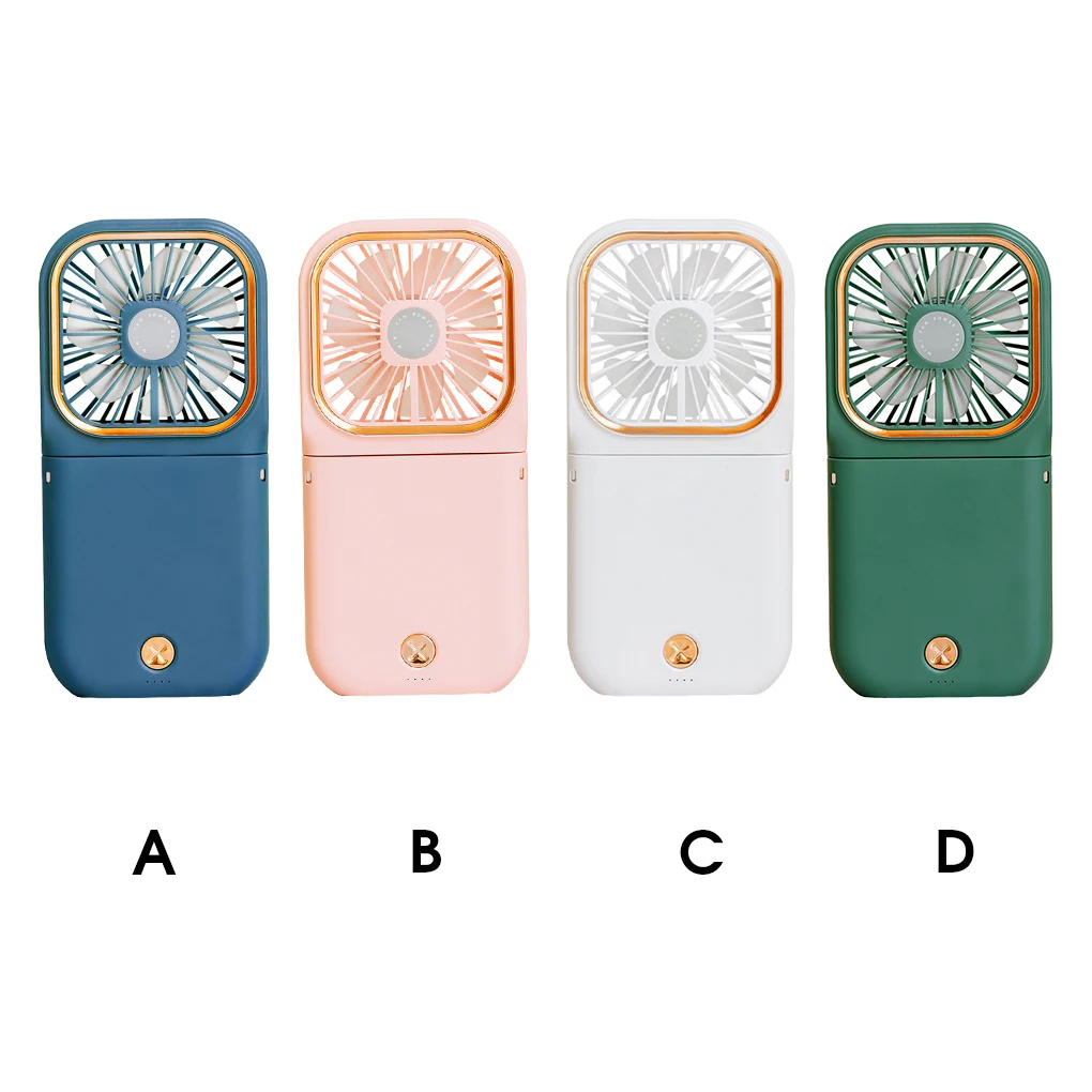 

Мини вентилятор подвесная Шея 180 ° складной USB зарядка мобильный телефон держатель домашний школьный Настольный охлаждающий инструмент Пос...