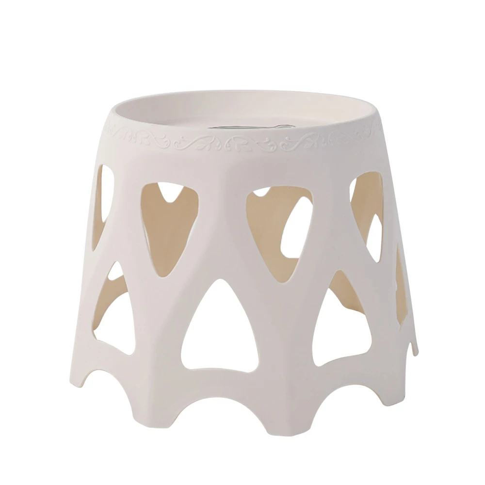 

Flowerpot Holder Place Potted Gardening Outdoor Black Indoor Home Decor PP Plastic White 13cm/22cm Mini Plant Stand