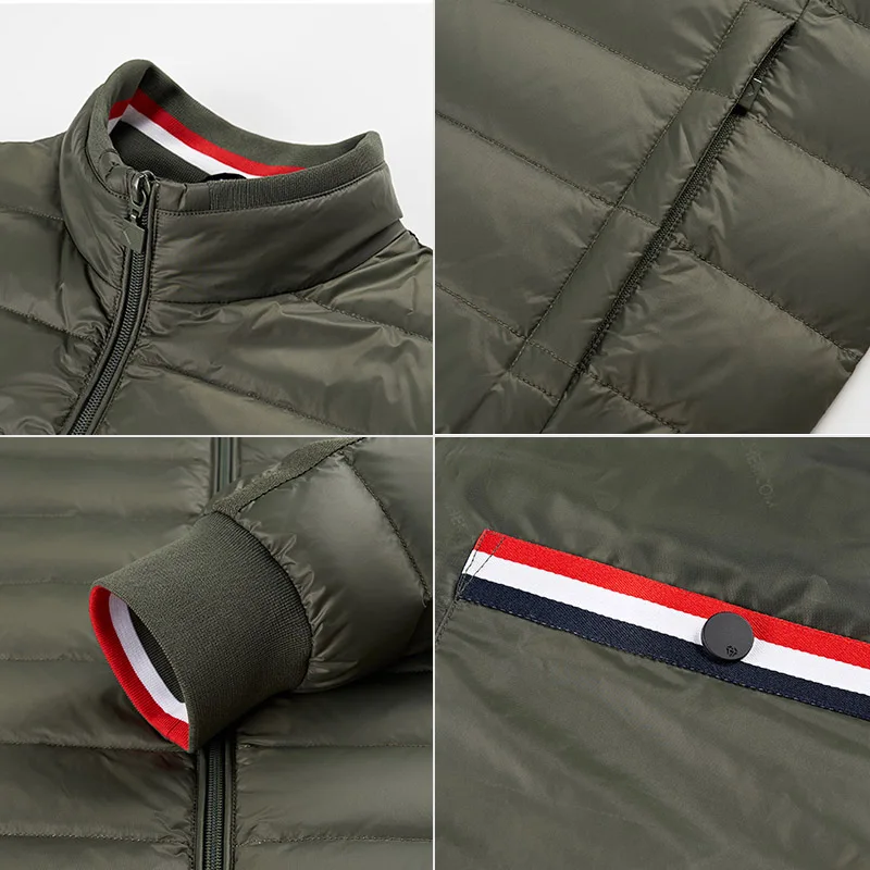 Мужские пуховики Chericom утепленный теплый пуховик пальто на утином пуху модные