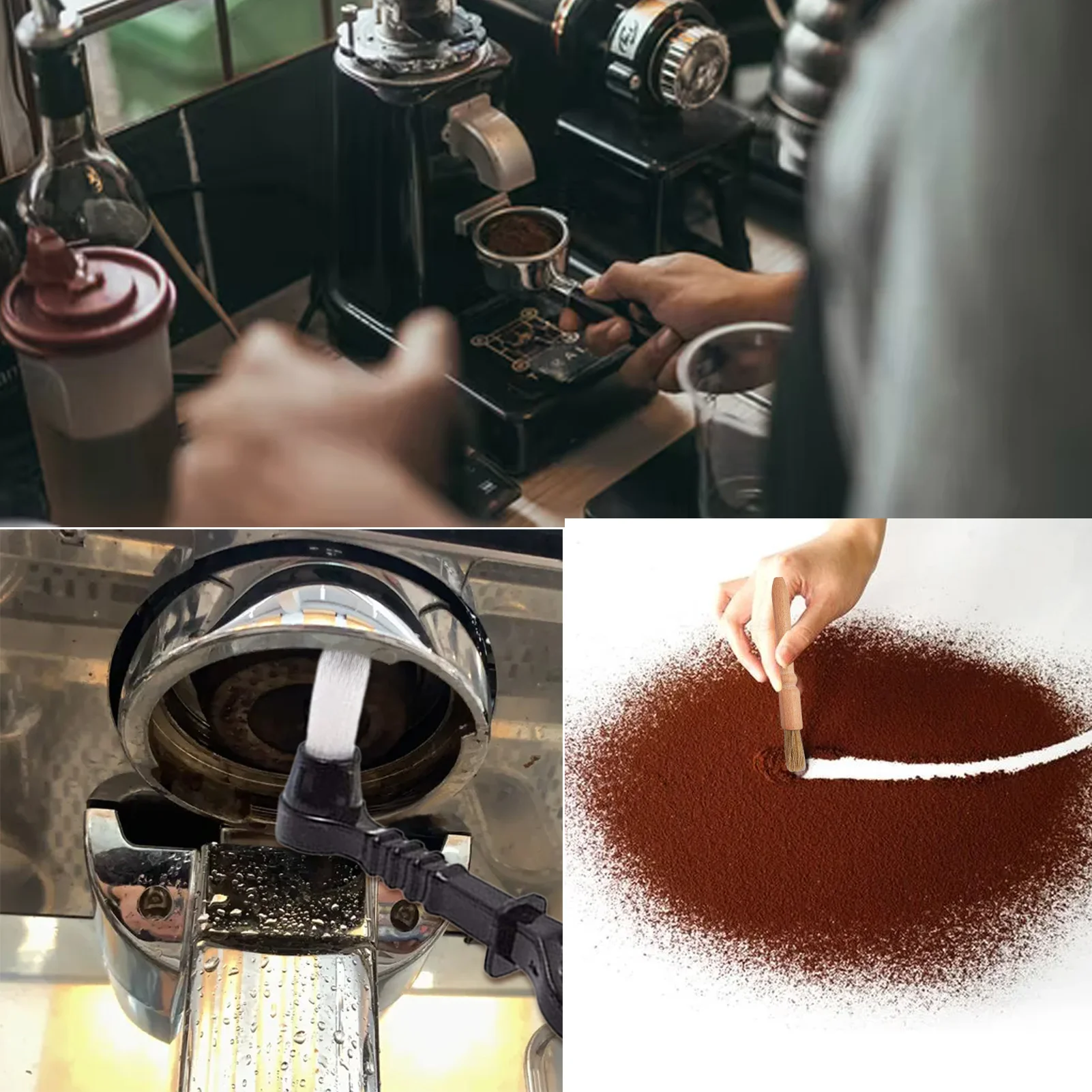 

Coffee Grinder Cleaning Brush 5 Types Coffee Grinder Cleaning Brushes 1 Elbow With Spoon 1 Elbow 1 Two Ends Use 2 With Wood