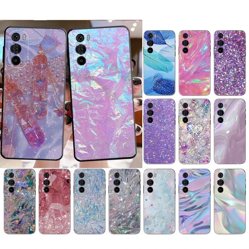 

Phone Case for Moto E22i E22 E32 E40 E20 E7Power E7 E6 Plus Edge X30 20 Lite 20Pro 30 Neo Ultra Fusion Glitter Aesthetic Girl